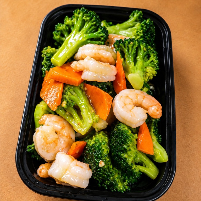 80. Shrimp w. Broccoli 芥兰虾