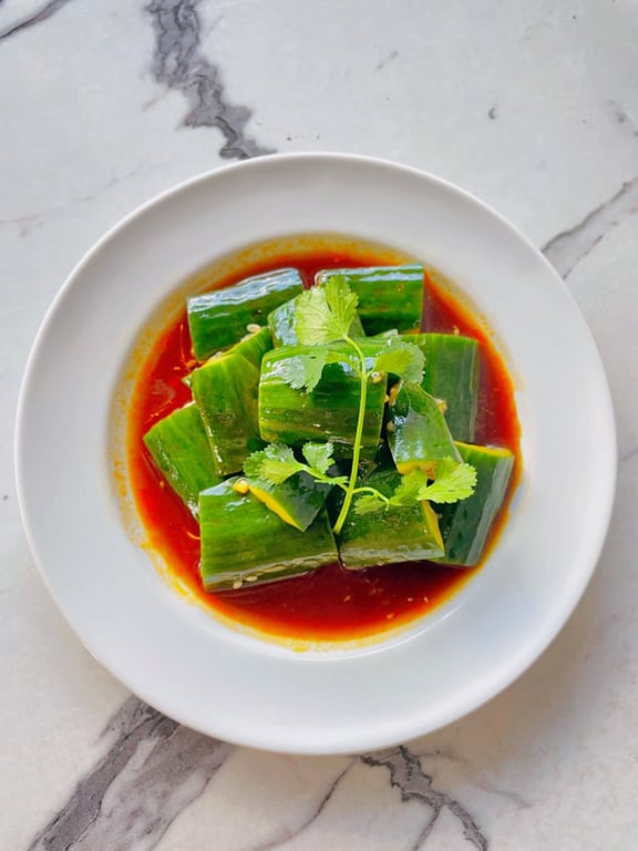 Asian Pickled Cucumbers