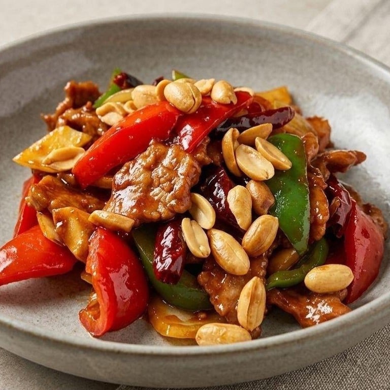 B2. 宫保牛 Kung Pao Beef