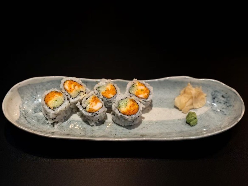 Spicy Shrimp Cucumber Roll