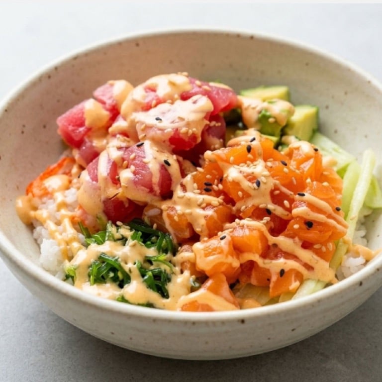 Poke Bowl Salmon & Tuna