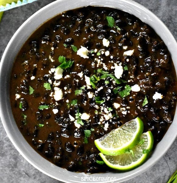 Mexican Style Black Beans Image