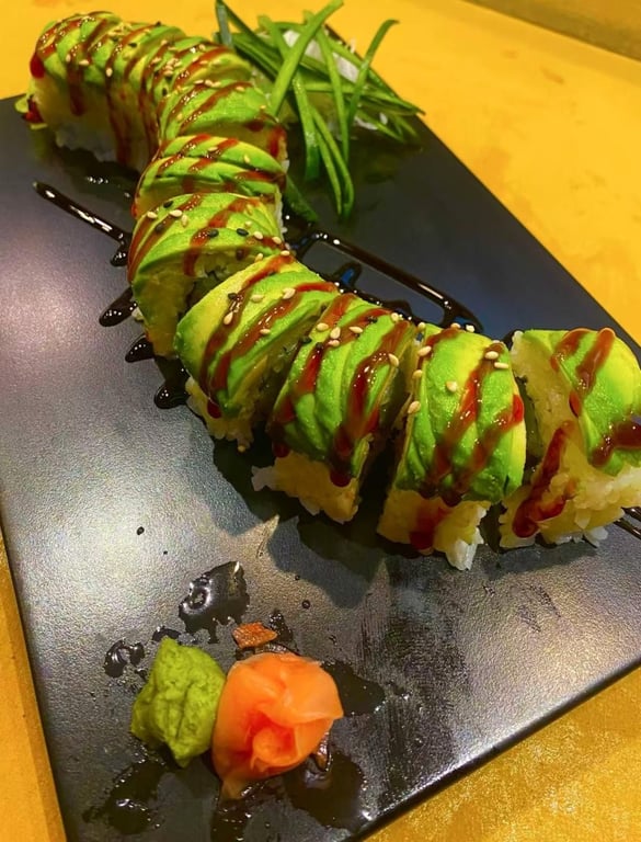 Caterpillar Roll (Cooked)