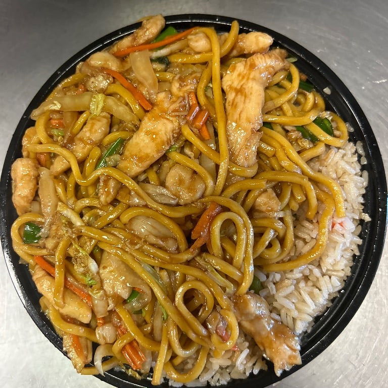 L 鸡捞面 <br>L 5. Chicken Lo Mein