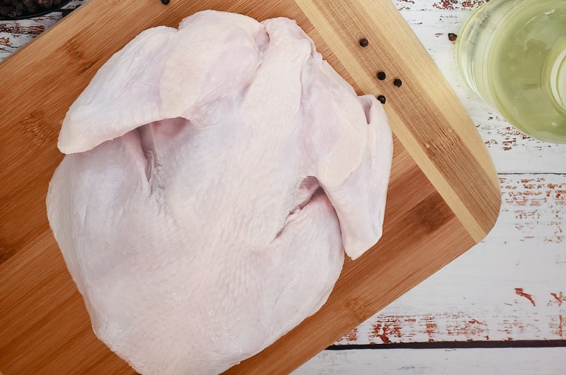 Raw Plain Whole Chicken