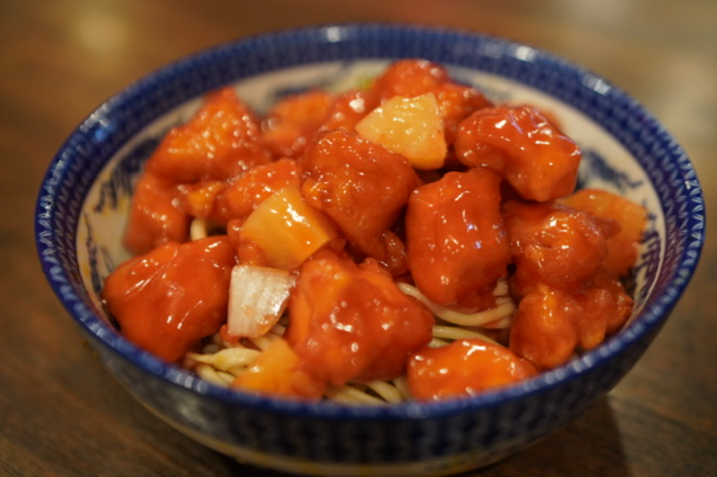 Orange Chicken Stirred Noodles<br>陈皮鸡拌面