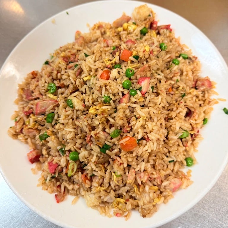 BBQ Pork Fried Rice 叉烧炒饭