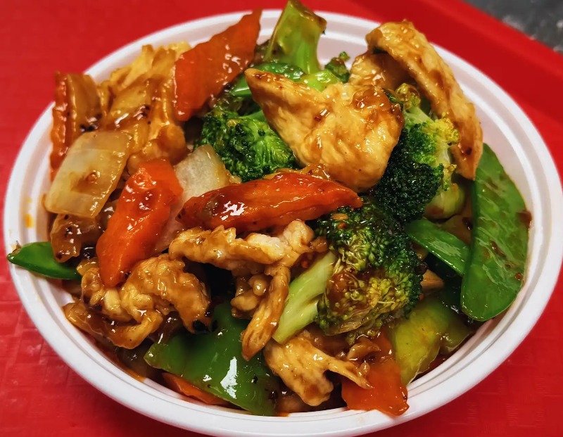 86. Chicken w. Garlic Sauce