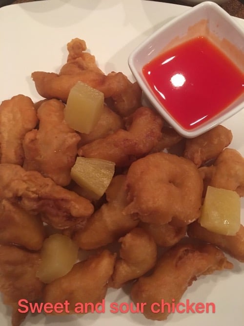 5. Sweet & Sour Chicken