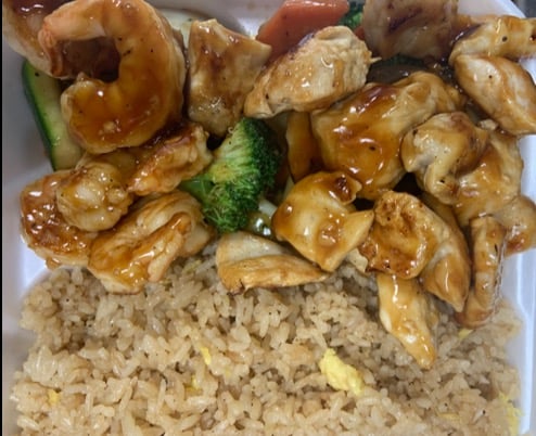 Hibachi Chicken & Shrimp