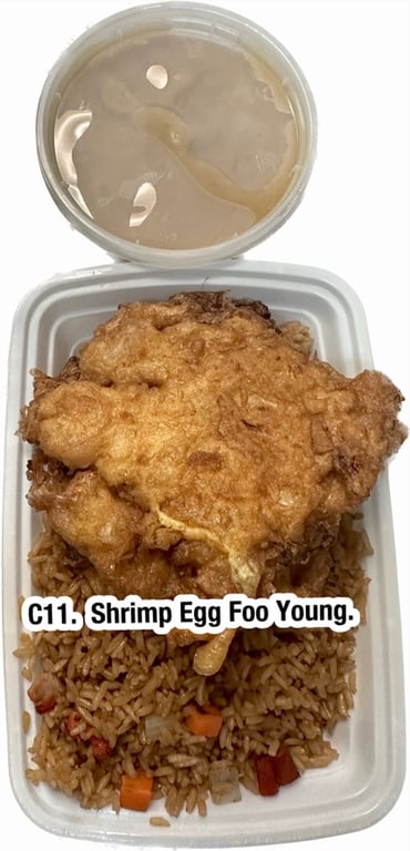 C11. 虾蓉蛋 Shrimp Egg Foo Young