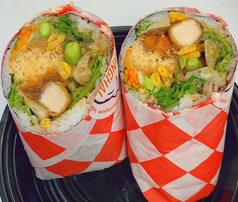 3. Black Pepper Chicken Burrito