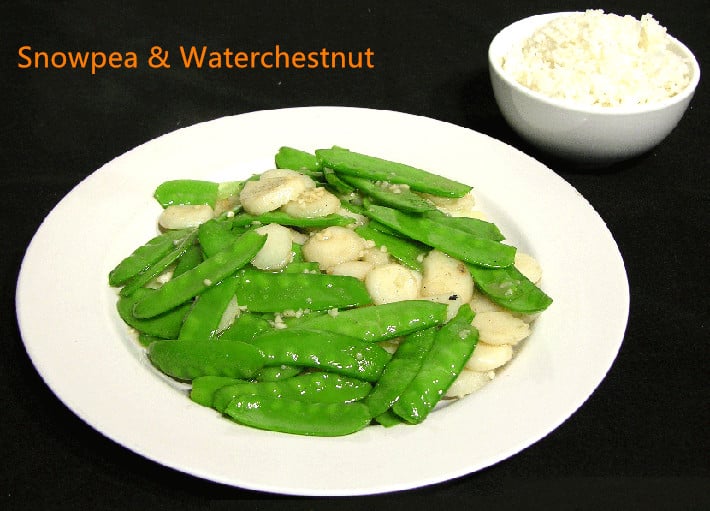 V-5. Snow Peas & Water Chestnuts