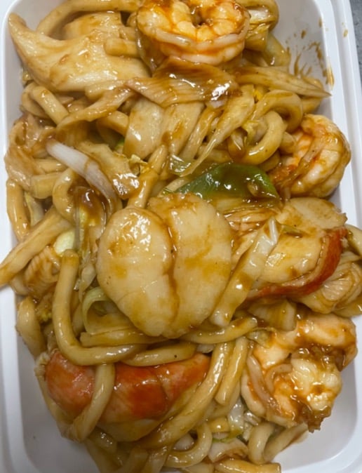 80. 海鲜乌冬 Seafood Yaki Udon