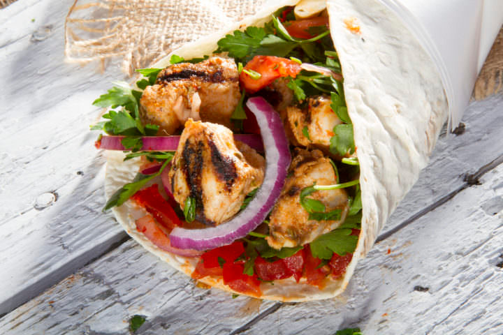 Greek Chicken Wrap