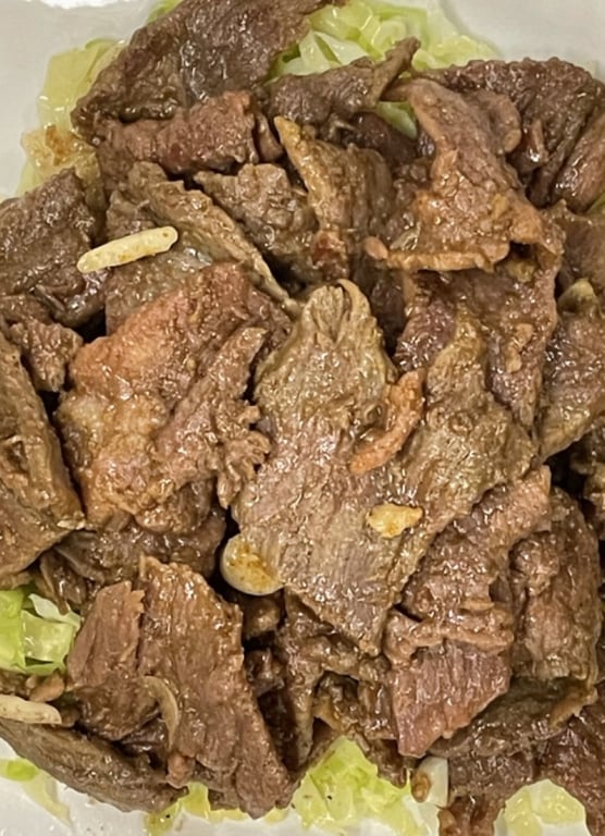 D21. 孜然牛肉 Cumin-Flavored Beef
