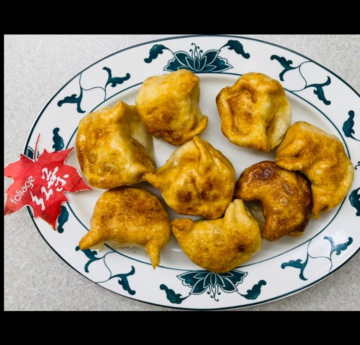 7. Fried Dumplings (8) 锅贴