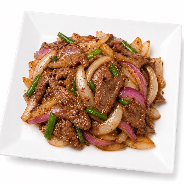 D07. Cumin Beef w. Onion