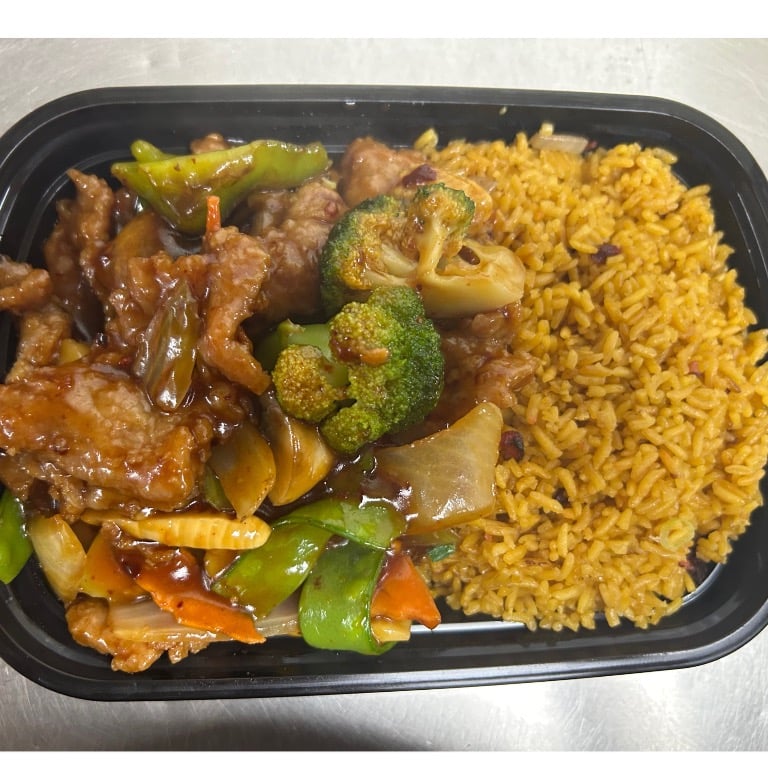 鱼香牛 <br> Beef w. Garlic Sauce