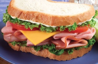 Ham Sandwich w/ Choice Snack Image