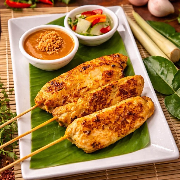Chicken Satay (4 Sticks)