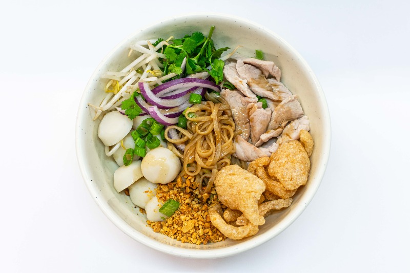 Street Noodles (Thai dry noodle soup) Image