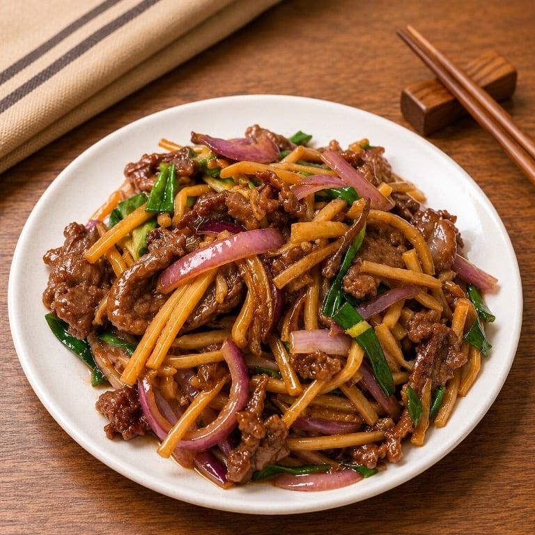 Ginger & Onion Beef 姜葱牛