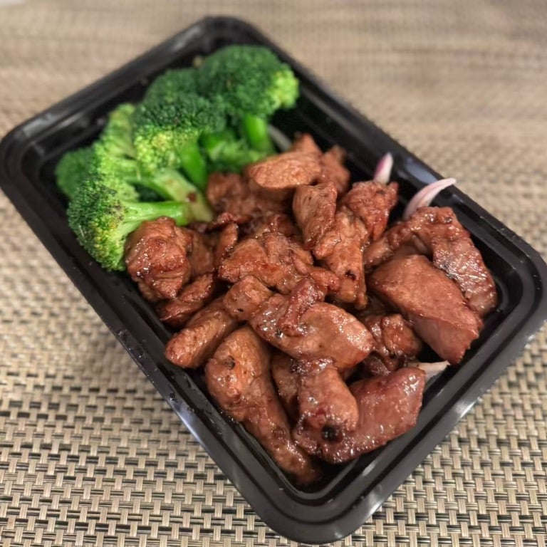 Cubed Filet Mignon French Style