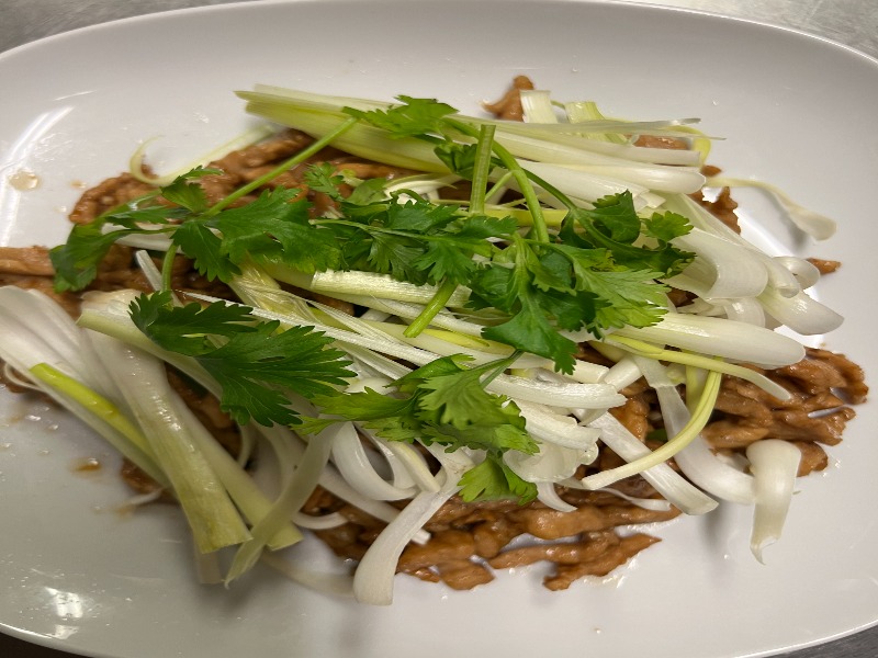 83. Beijing Style Shredded Pork with Scallions