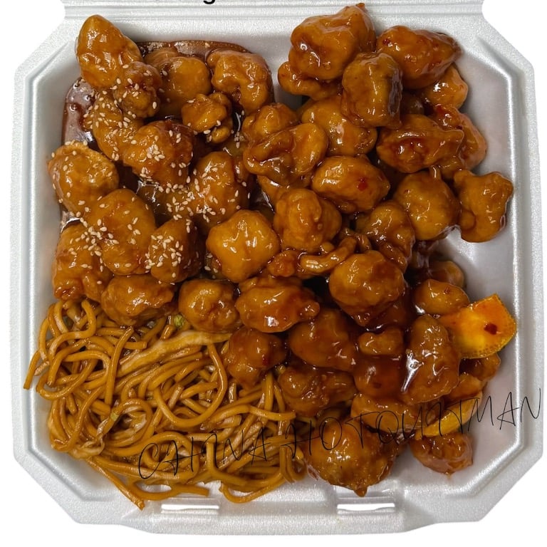 Big Plate Special Sesame Chicken + General Tso's Chicken + Orange Chicken + Lo Mein
