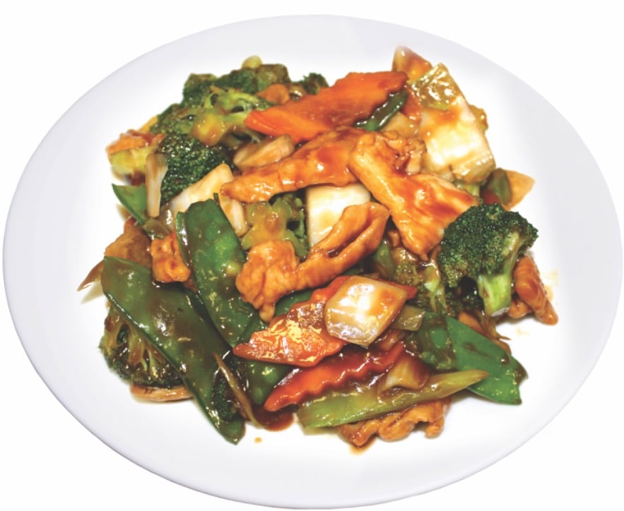 72. Chicken w. Mixed Vegetables<br>杂菜鸡