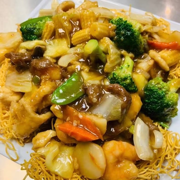 HK Style Crispy Noodles 香港面