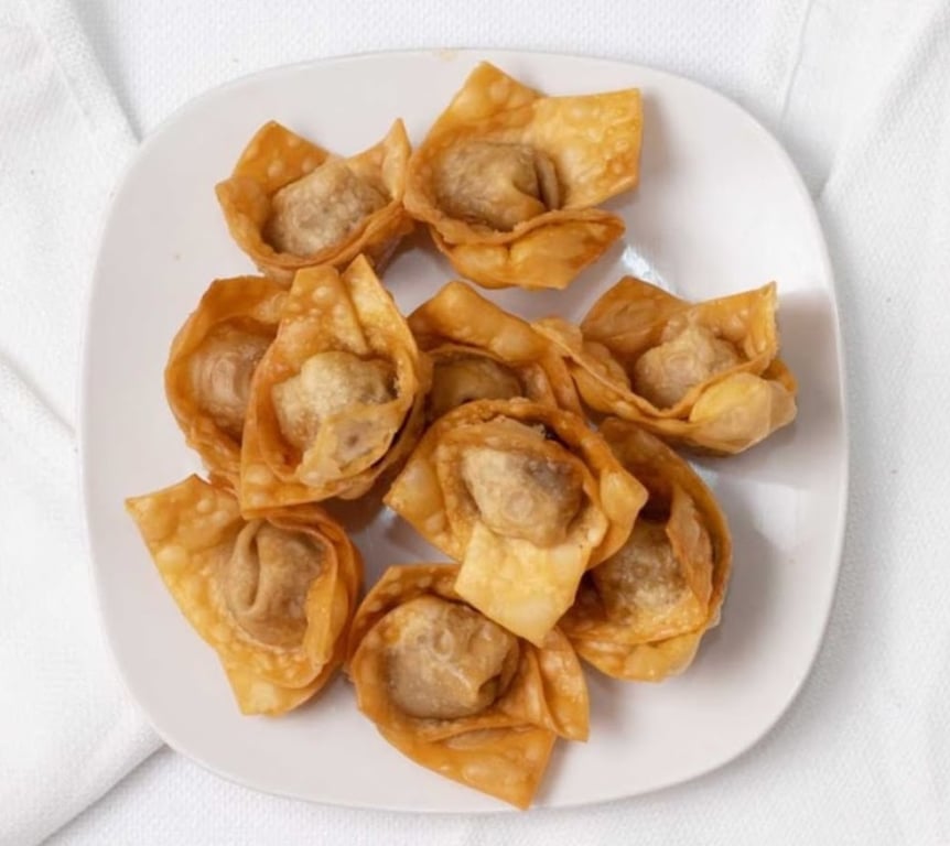 炸云吞<br>  Fried Meat Wonton-Pork (10)