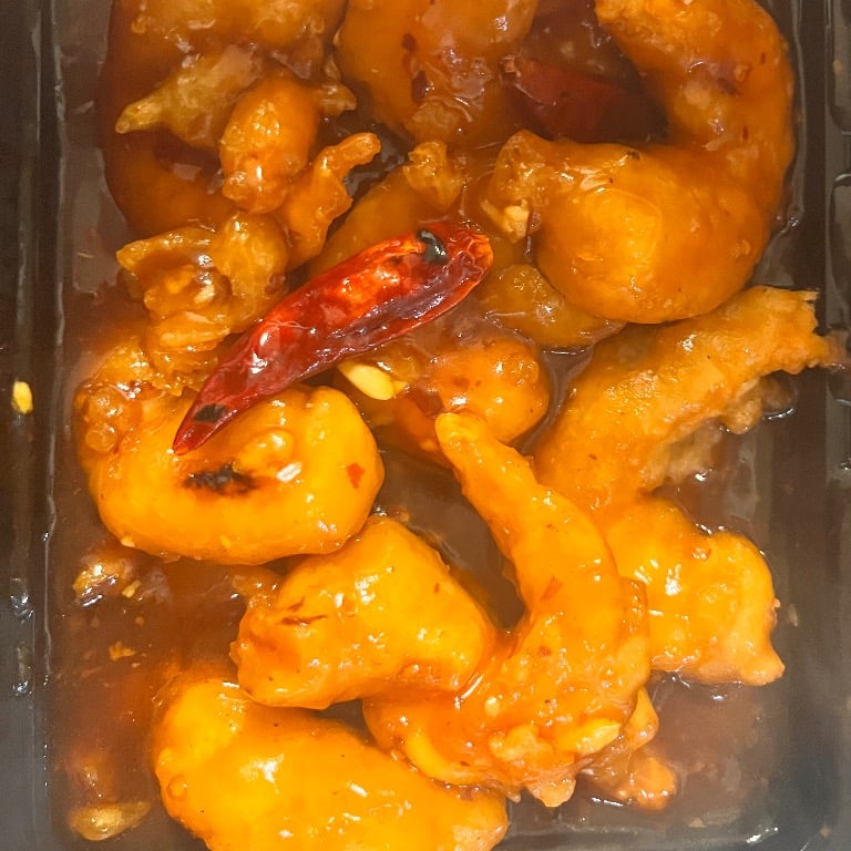 SH-4. 左宗虾 General Tso's Shrimp