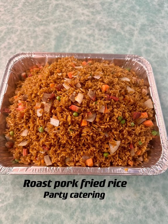 H1. Roast Pork Fried Rice Party Tray