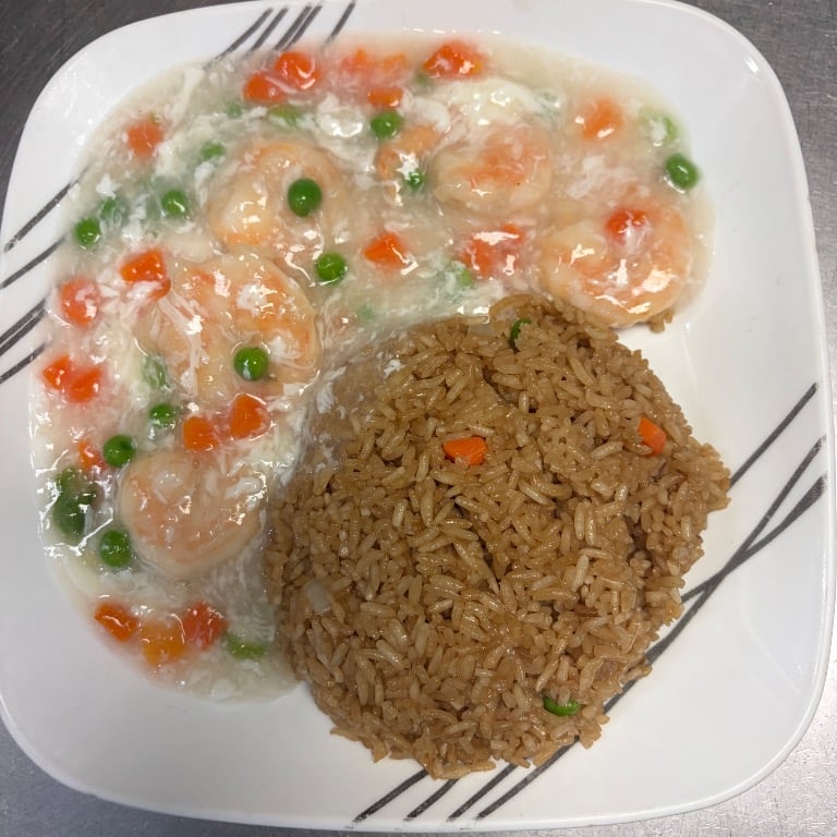 C12. Shrimp with Lobster Sauce 虾龙糊