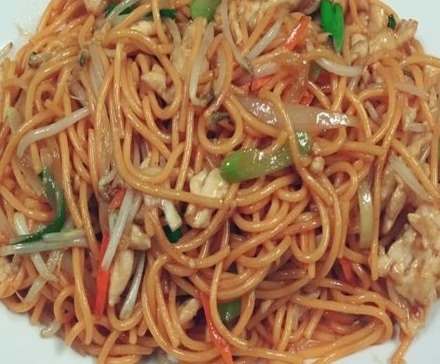 鸡捞面 37. Chicken Lo Mein