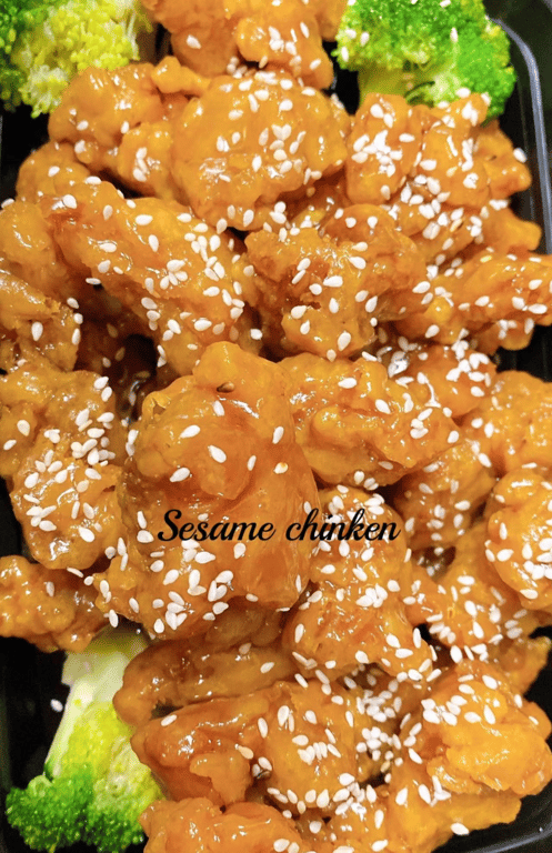 芝麻鸡午 17. Sesame Chicken