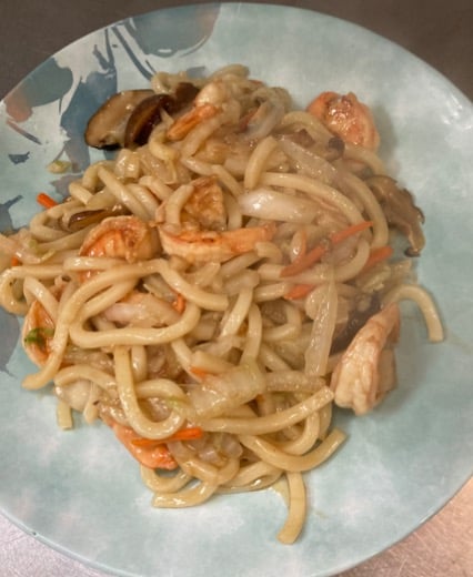 L9. Shrimp Yaki Udon