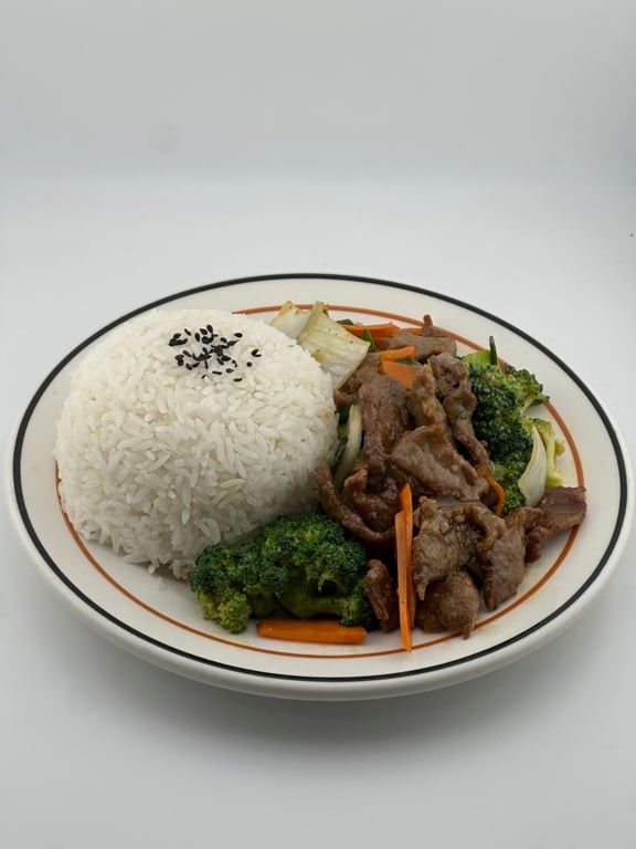 Broccoli & Beef Rice