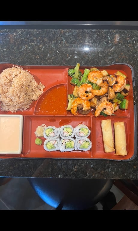 Shrimp Teriyaki Bento Box