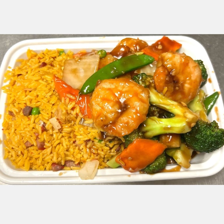 C10. Shrimp Szechuan Style