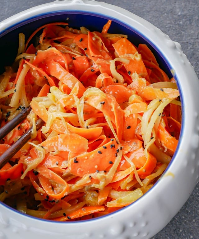 Salade de carottes épicées
