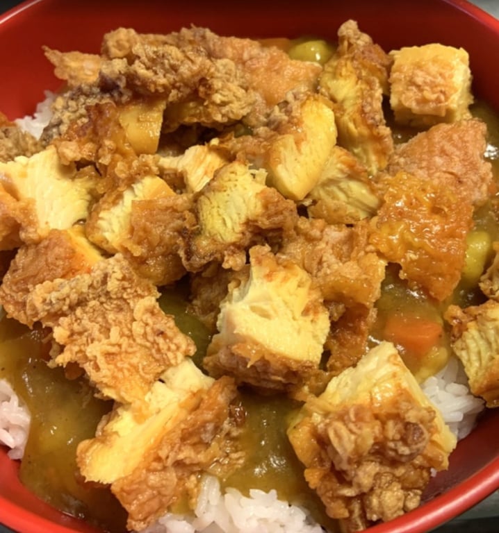 Curry Chicken 咖喱鸡排饭 Image