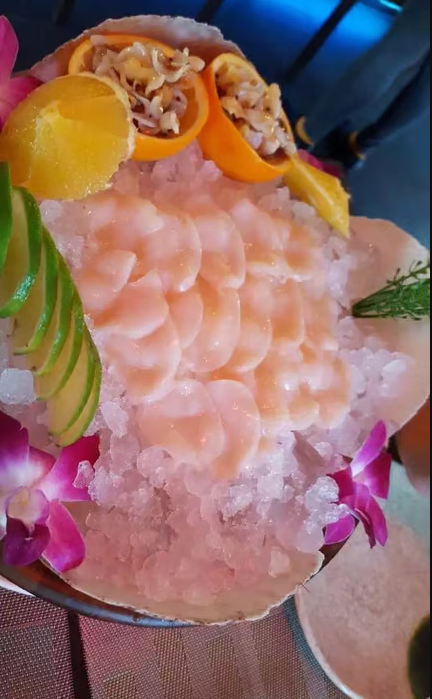 Live Scallops Special Appetizer
