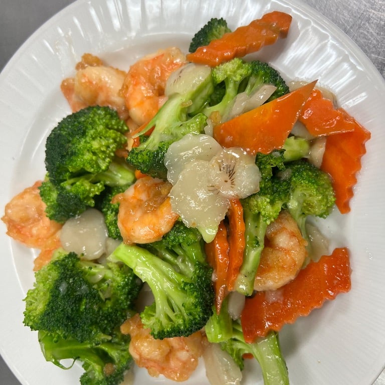 Shrimp with Broccoli