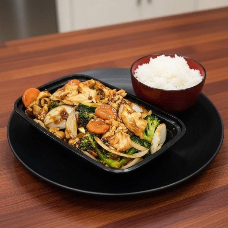 46. Chicken w. Black Bean Sauce