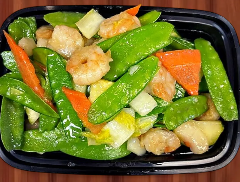 雪豆虾仁 Shrimp Snow Peas