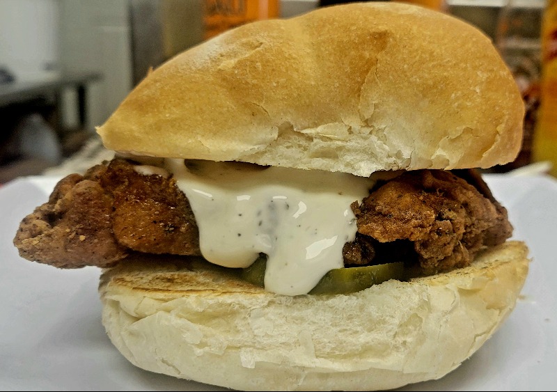 Fried Chicken Sandwich Plate