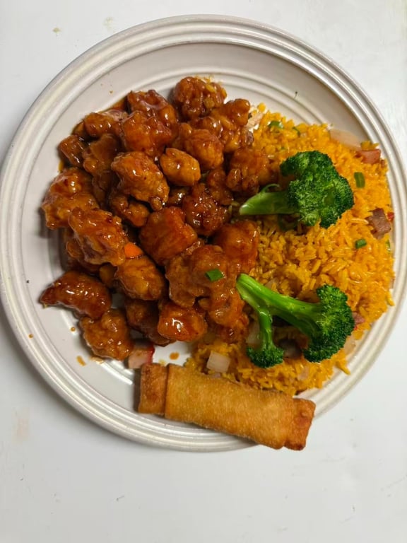C100. 陈皮鸡<br>Orange Chicken